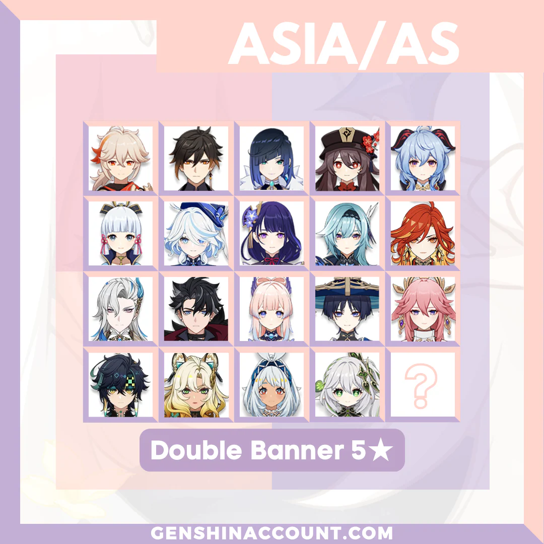 Genshin Impact Limited Banner Accounts For Sale